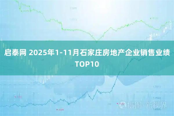 启泰网 2025年1-11月石家庄房地产企业销售业绩TOP10